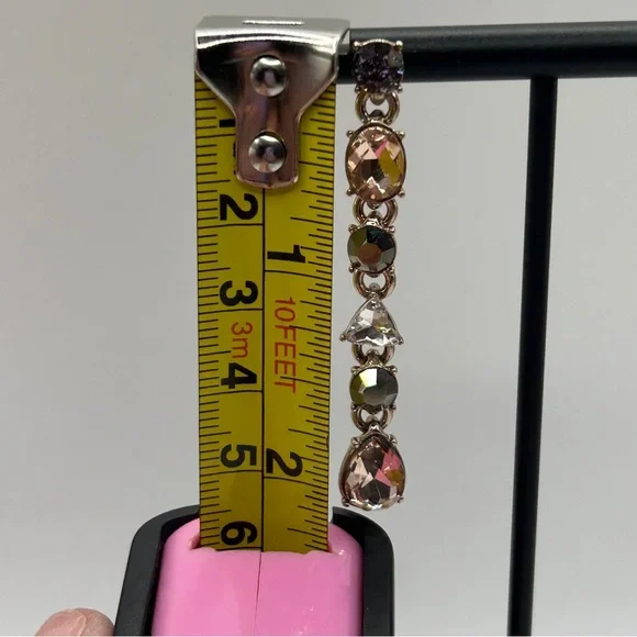 Givenchy - Earrings With Crystal Drop Multicolor Stones - Picture 7 of 7